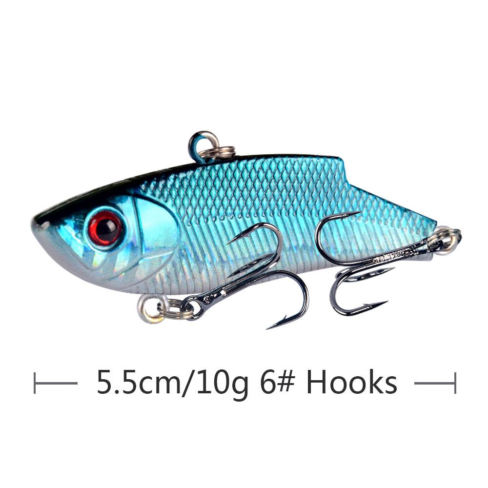 Fishing Sound Bead Vibration VIB Fake Bait 5.5cm/10g Lure