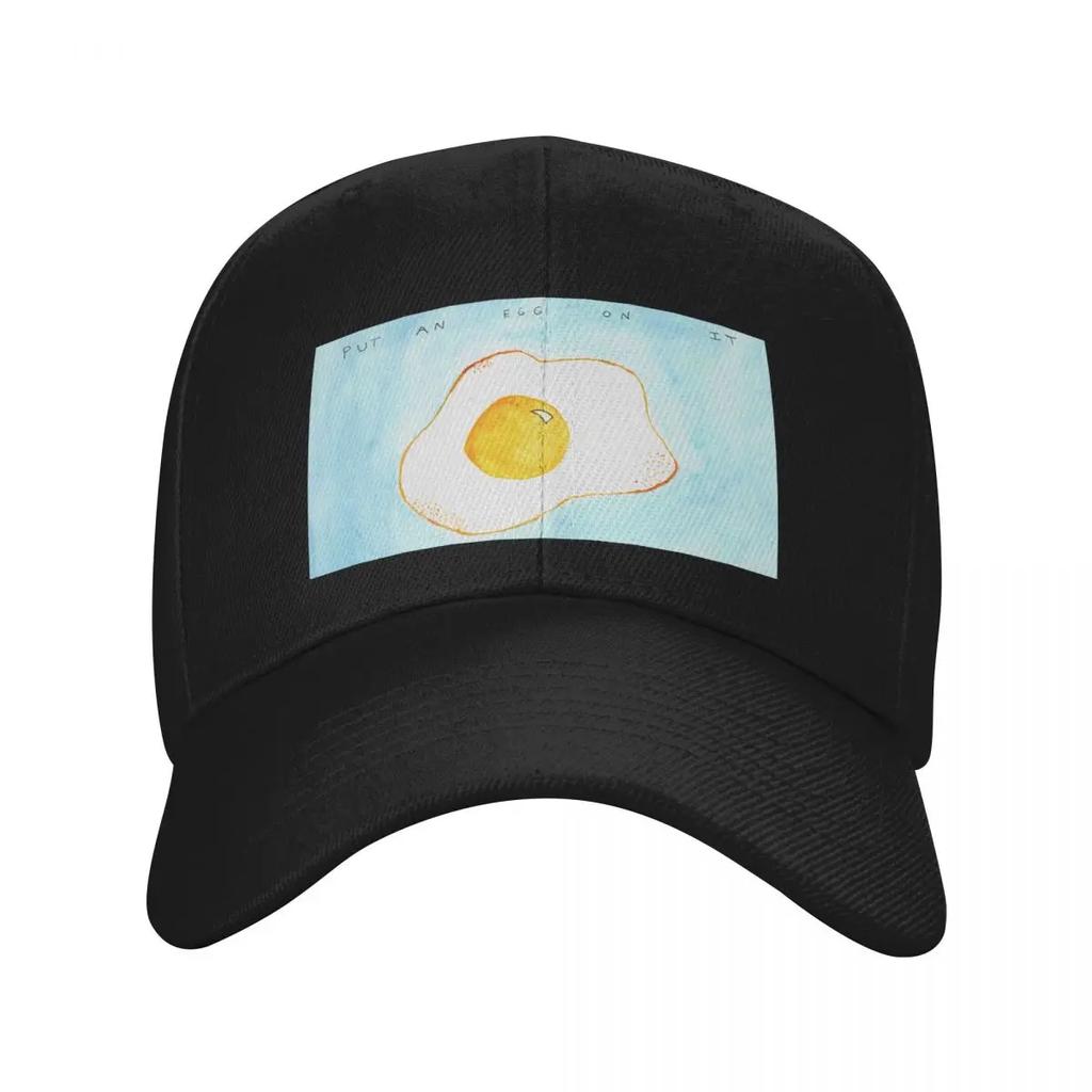 Put An Egg On It Baseball Cap Hat Men Luxury Caps Summer Hat Men Caps Womens
