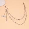 Pants Chain Punk Jeans Chain Wallet Jewelry Unisex Trousers Ornament Aesthetic Heart Wing Chain for Party/Daily Wear