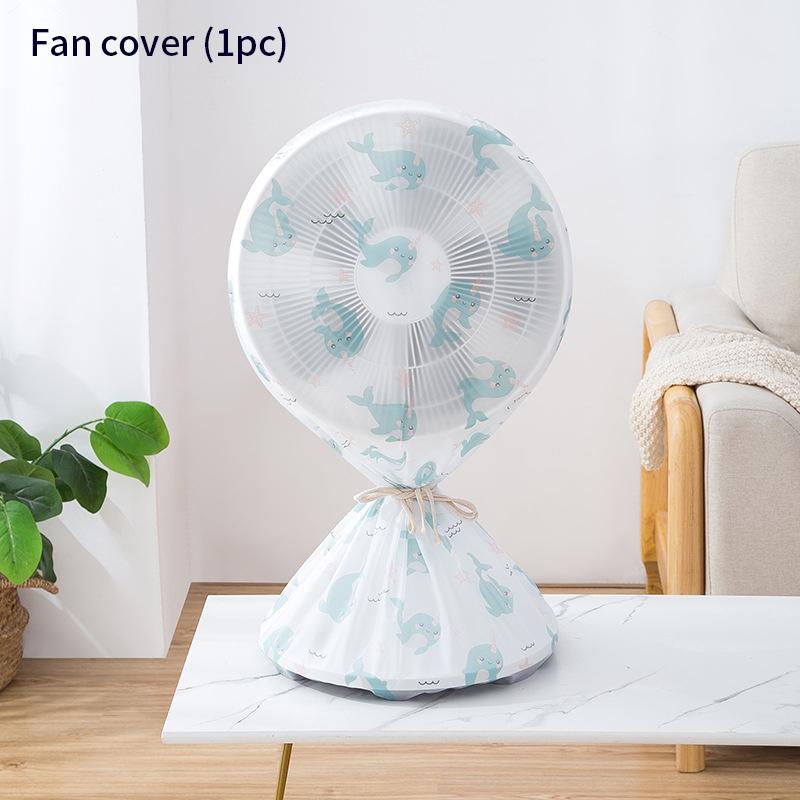 Portable Dustproof All-inclusive Electric Fan Dust Cover Household Floor Fan Cover Waterproof Protective Cover Accessories