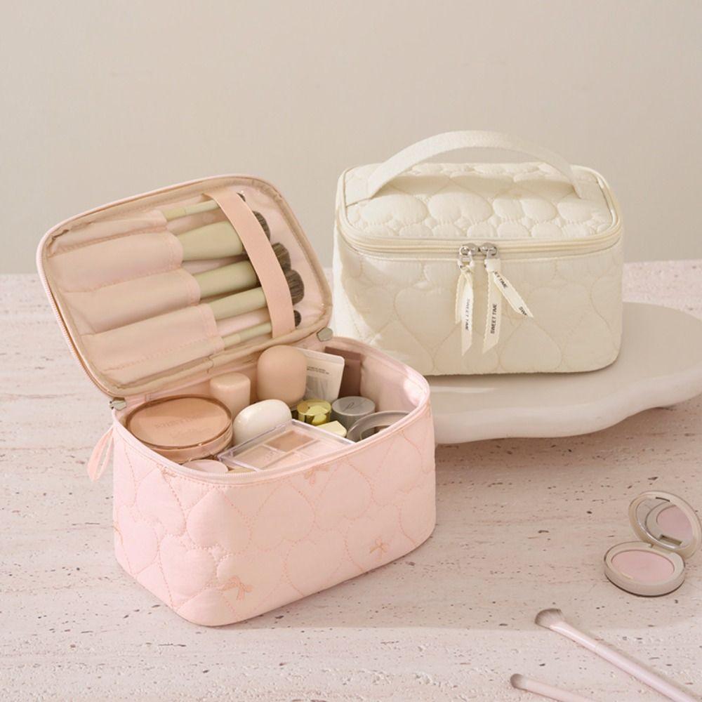 Large Capacity Cosmetic Bag Waterproof Makeup Organizer Multipurpose Storage Bag Bathroom
