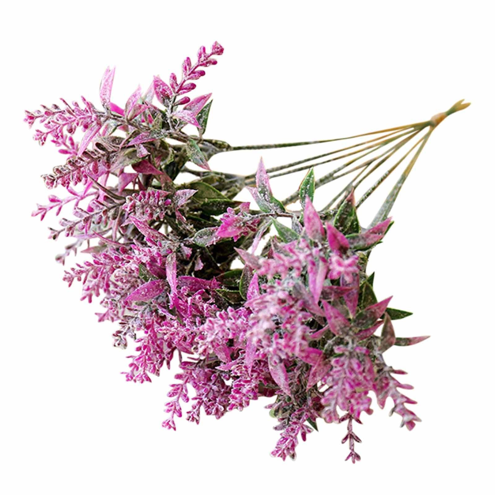 

Искусственные цветы Поддельные уличные устойчивые к УФ-излучению растения Искусственная пластиковая зелень розовый