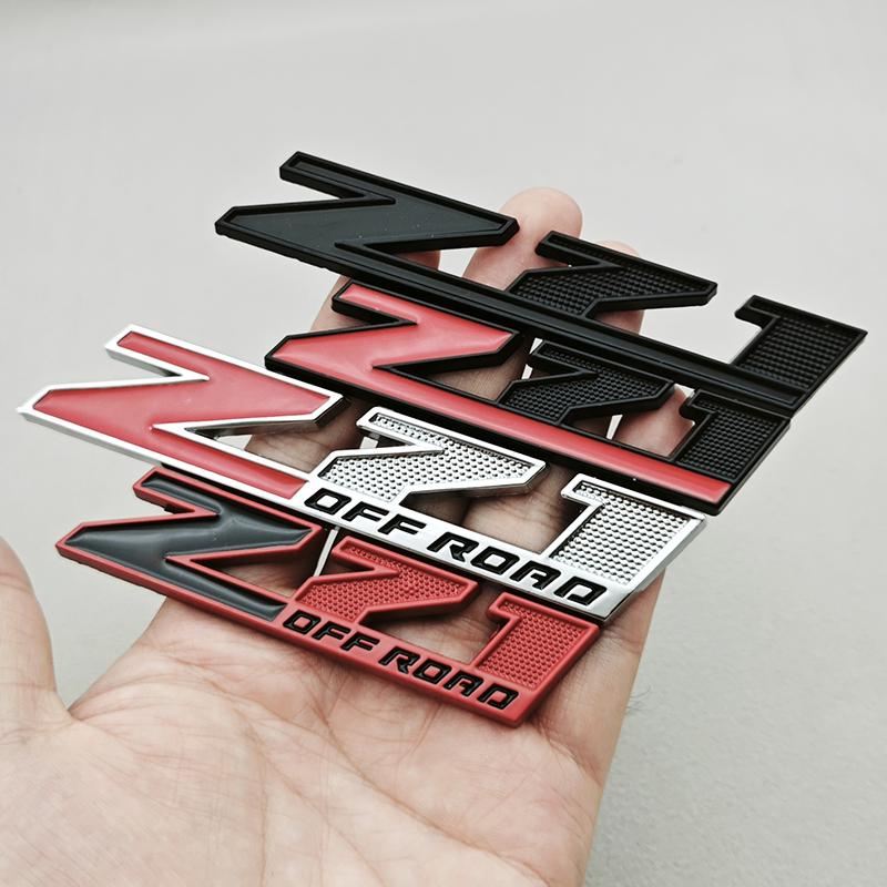 3D Metal Logo Z71 Emblem Car Front Grille Badge Trunk Sticker For Chevrolet Tahoe Colorado Cheyenne Chevy Silverado Accessories