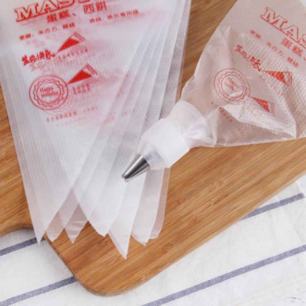 A Disposable Cream Bag Used for Decorating Cakes. Kitchen Utensils, 50/100/200/500 Pieces