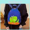 Dinosaur Print Kindergarten Backpack Breathable Lightweight School Bag For Girls