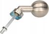 Fixed INOX Knob, Oval, Bent