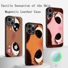 Big-eyed cute girl cartoon design Phone Case For iPhone 16 15 14 13 12 11 Plus Pro Max High-end Luxury Magsafe Sheepskin