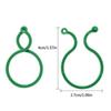 50Pcs Bundled Upright Plant Holder Green Tie Vine Strapping Clips New Garden Plant Clips