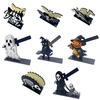 Gothic Kitchen Decor Halloween Wooden Napkin Holder Ghost Pumpkin Skeleton Cat Bat Tissue Dispenser Waterproof Dark Theme Table Organizer