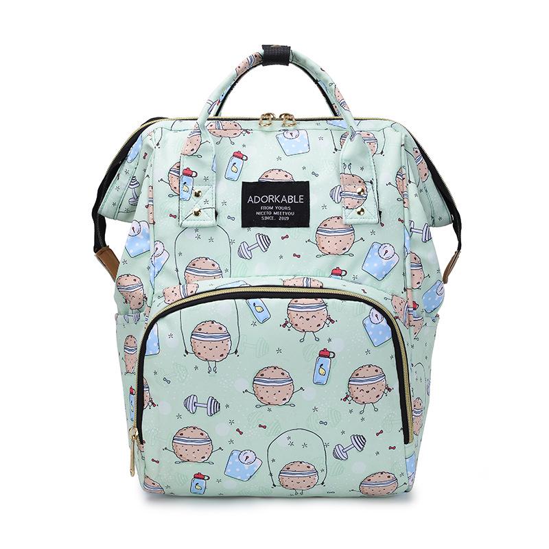

Trendy Large-Capacity Mommy and Baby Travel Backpack