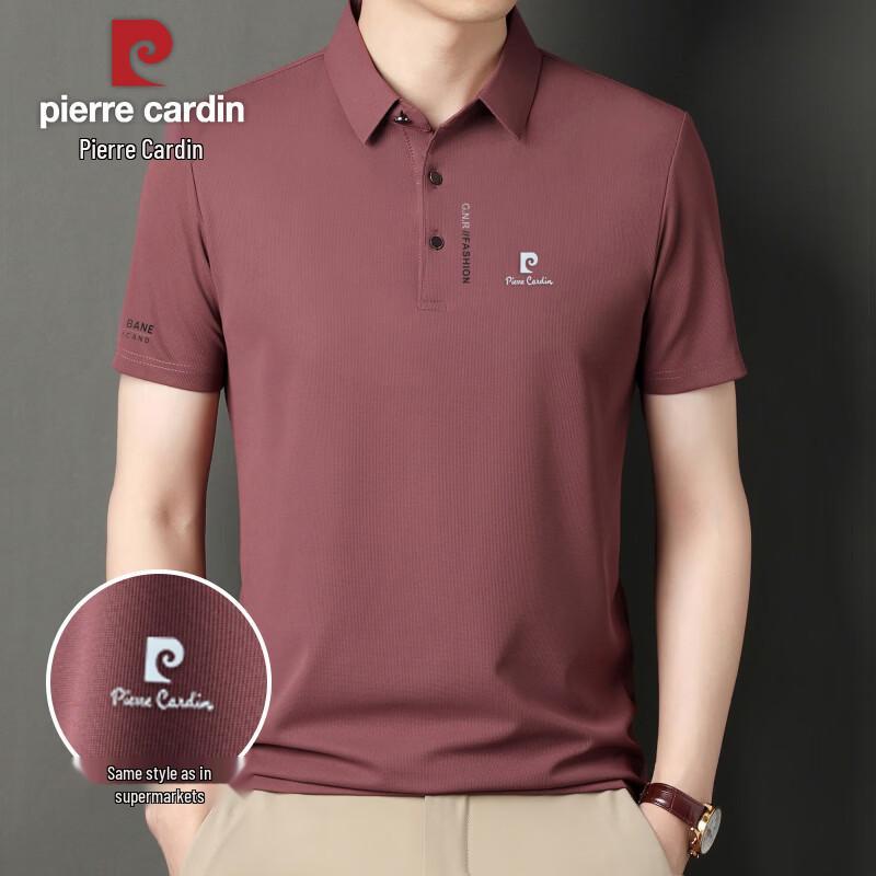 Pierre Cardin Men s Ice Silk Quick-Dry Business Polo T-Shirt 3XL
