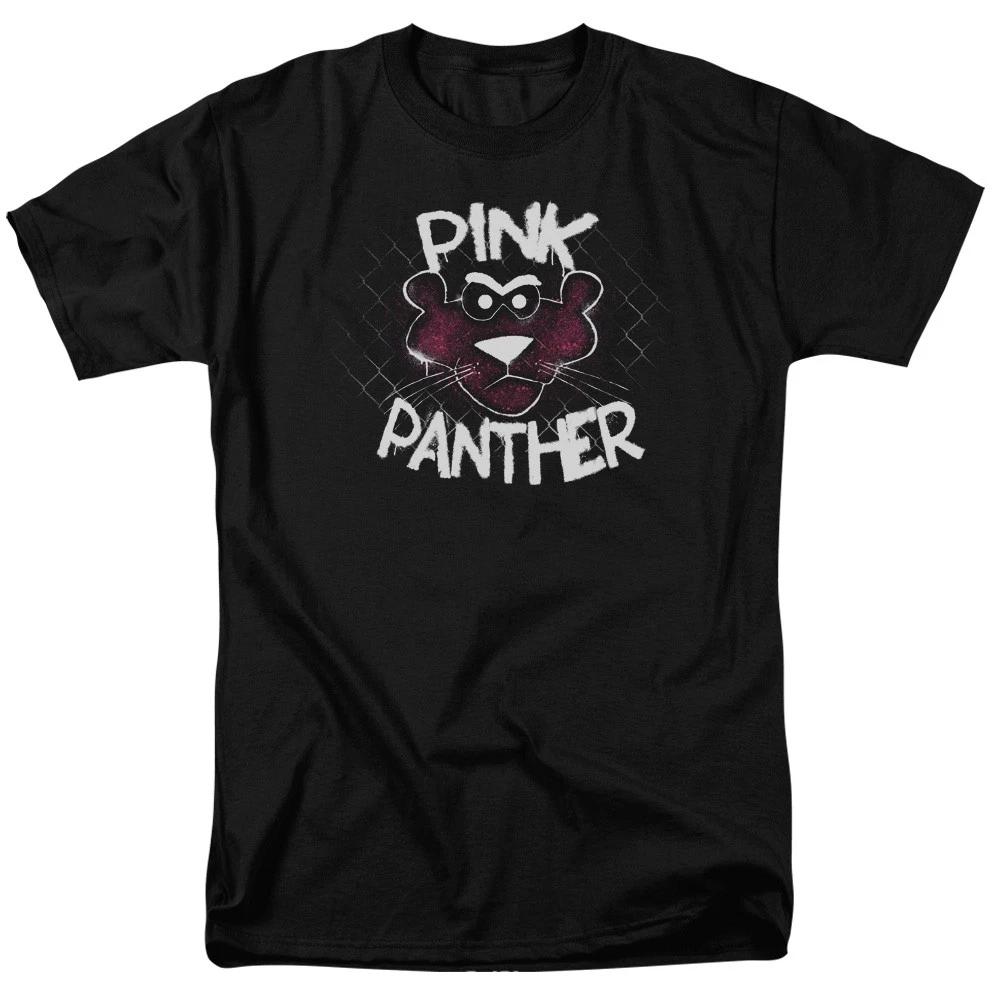 Pink Panther - Head - Unisex Short Sleeve Children s T-shirt - Black 140