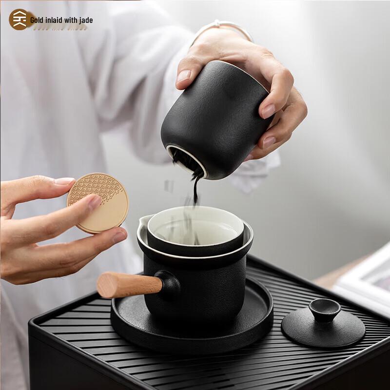 Portable Chinese Ceramic Kung Fu Travel Tea Set