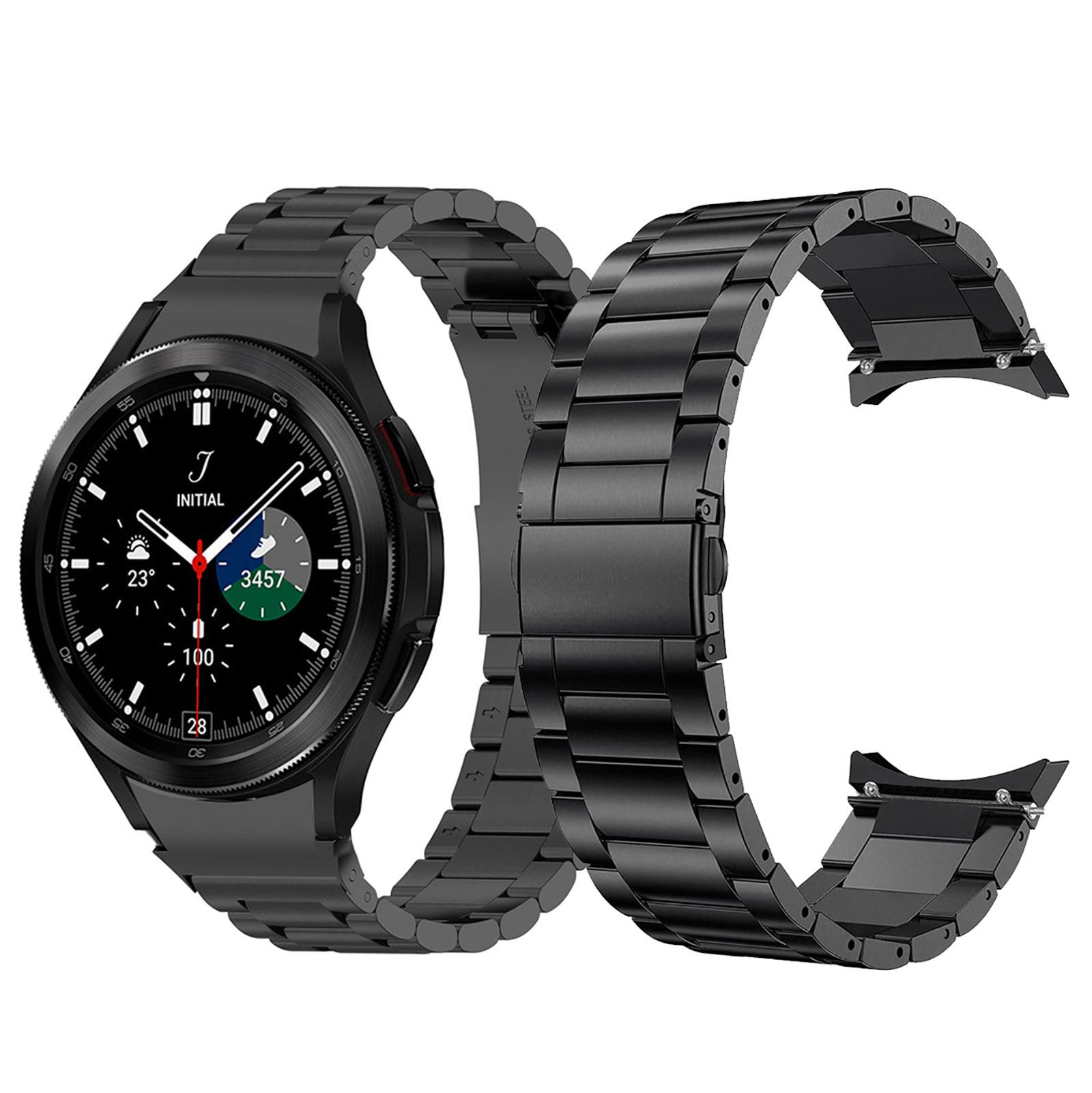 

Металлический ремешок из нержавеющей стали для Samsung Galaxy Watch 4/5/5 Pro 44/40 мм, мужские деловые браслеты для часов 4 Classic, 42 мм, 46 мм