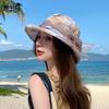 8440 summer hat female mother sunscreen basin hat outdoor breathable sunshade sunscreen hat fashion versatile bucket hat tide