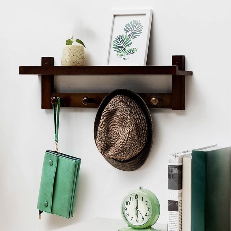 Wall Mounted Coat Hook Bamboo Wood Rack For Storage Clothes Hat Key Hanger Decor Living Room Hallway Bathroom 59x18x11cm At Affordable S Free Real Reviews With Photos Wall Mounted Coat Hook Bamboo Wood, Bamboo Coat Rack With Shelf Life
