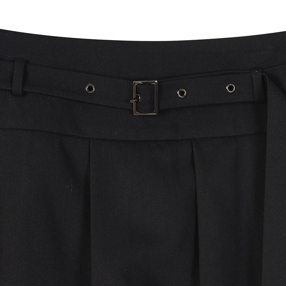 LAP Belted Pleated Skirt Pants Ar3Wp860