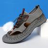 Handmade Sandals Large Size Outdoor Bag Head Summer Hollow Sewn Beach Shoes