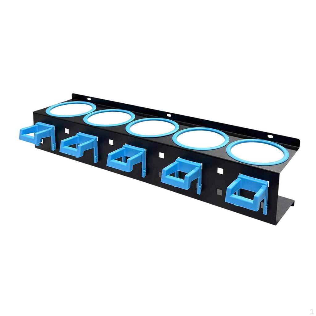 Spray Bottle Holder Car Wash Tool Organizer Bracket Cleaning Supply Hanger with Hooks for Garage