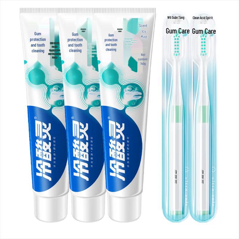 Cold Acid Spirit Anti-Sensitivity Toothpaste & Brush Set