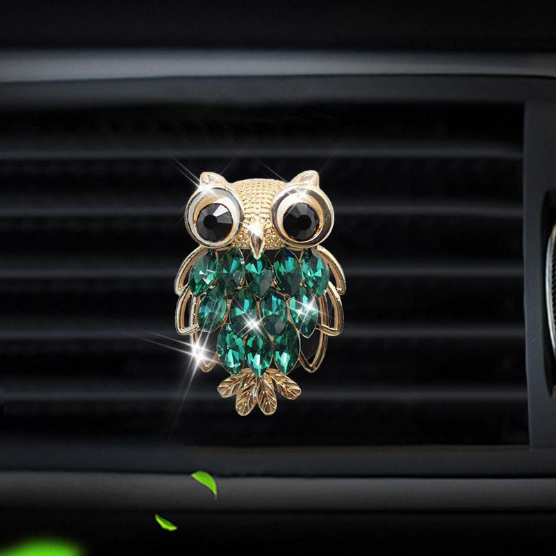 Owl Style car air freshener perfume bottle diffuser   in the car auto Air conditioner outlet vent air Perfume clip