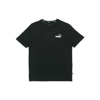 Corrida Treino Fitness Casual Esportivo Logo Pulôver Gola Careca Manga Curta Camiseta Masculina Tops Preto 845925-01