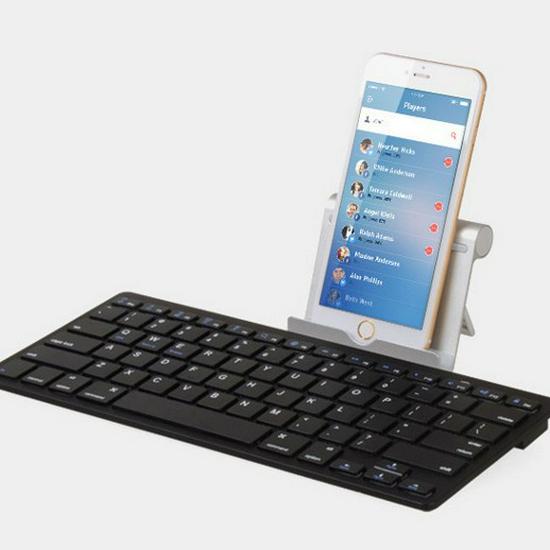 Universal Bluetooth Keyboard for Mobile, Tablet & Office - X5 Thin & Light, Compatible with Android, iOS & Windows