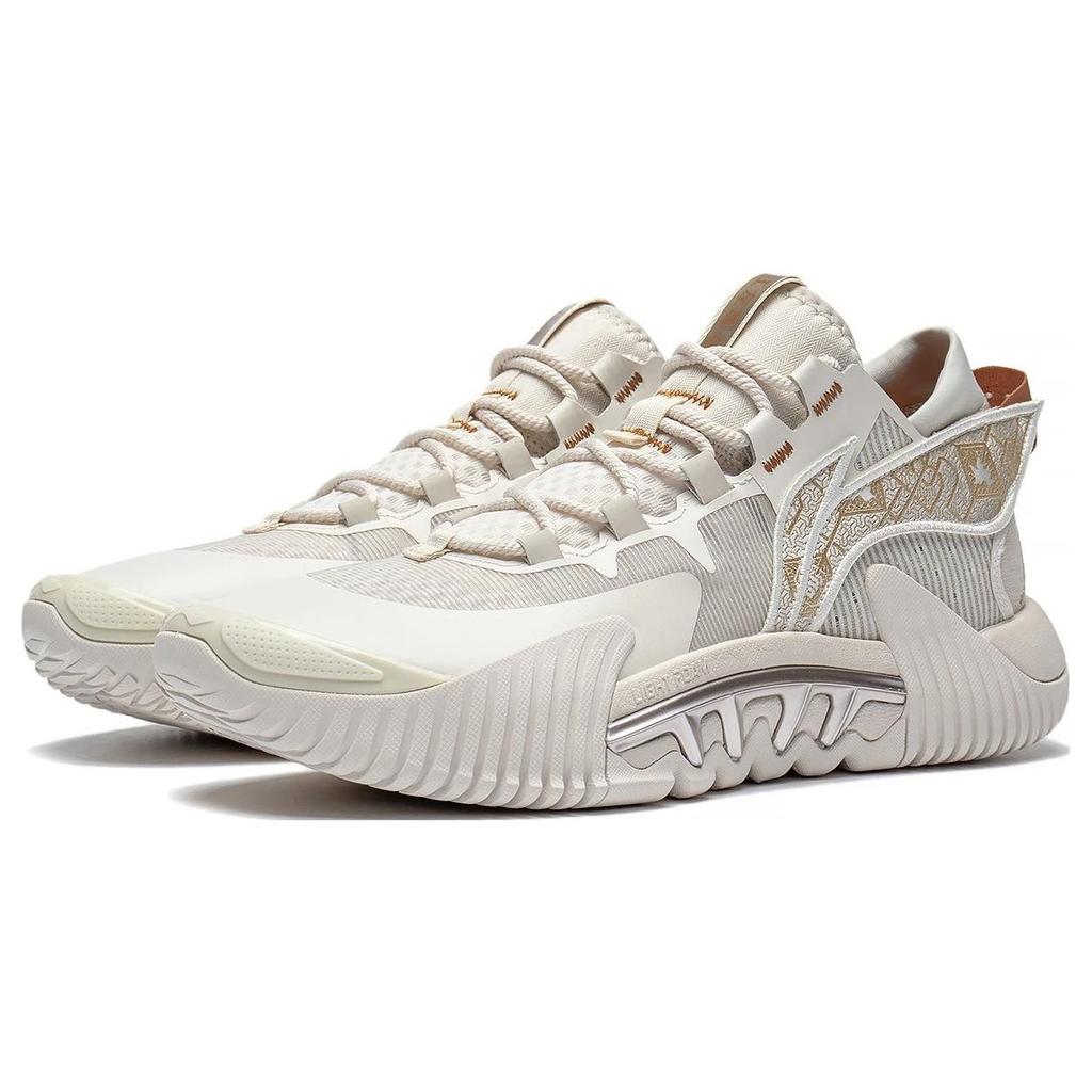 Li Ning Badfive 2 Low Basketball Shoes Men sneaker Gray ABFR005-13