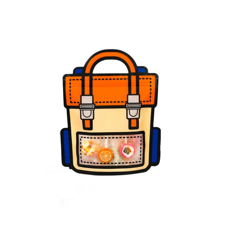 

Сумка для конфет Ручной дизайн Повседневное сочетание Насыщенный и красочный Популярный Милый Обязательно должны быть конфеты Пластиковый пакет на молнии Сумка для подарков Orange 18 X 216CM&Composite Material