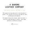 Italian 4 BARONE Goatskin Leather Wallet Featured in anan A lightweight and long wallet made by a local wallet maker using goatskin Features vertical
