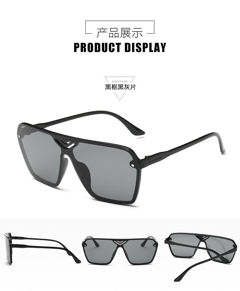 

New sunglasses men s and women s same sunglasses LI morning same sports cycling glasses Black frame gray film