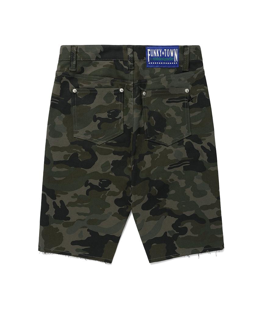 CAVISH W Woodland Biker Shorts Camo(Cv2Dmupa14A)