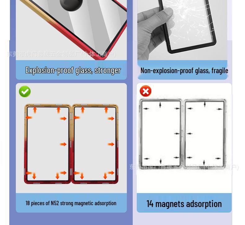 Gradient Metal Shell for PSA/BGS Graded Card Protection - Pokemon & Star Player Card Compatible