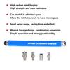 Wrench Extender with Adapters Extension Wrench Set High Carbon Steel Offset Ratchet Spanner Extender with Adapters Socket