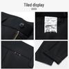 ROMON Men's High-Elastic Ice Silk Business Casual Straight Pants