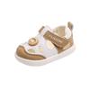 New soft-soled baby sandals functional shoes1-3Non-slip closed-toe breathable leather toddler shoes for boys and girls