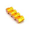 Tyre Stem Covers for Mitsubishi Car Logo Ralliart Lancer Outlander ASX Colt Pajero Eclipse EVO Colt Wheel Tire Valve Caps 4pcs