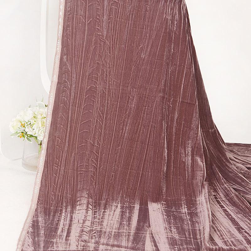 50cm/100cm*140cm Multi Colors Brocade Velvet Fabric Nigerian Designer Fabrics for Dresses DIY Sewing Clothing