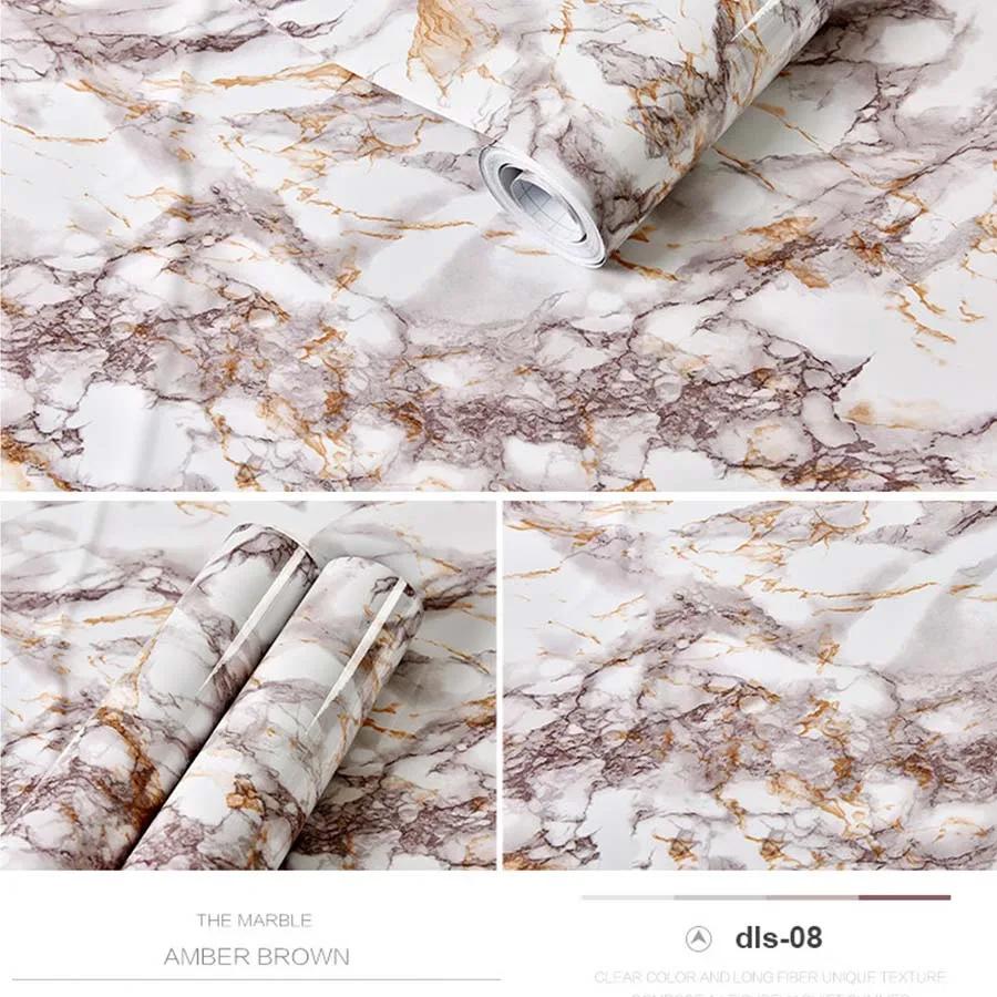 Pearl White DIY Decorative Film PVC Self Adhesive Wall Paper Furniture Renovation Stickers Kitchen Cabinet Waterproof Wallpaper