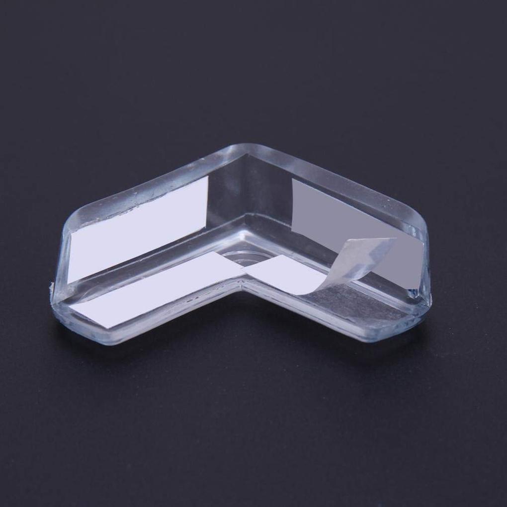 4 Pieces Self-Adhesive PVC Corner Guards Furniture Protector Toilet Window Pads Home Kitchen Children Accessories