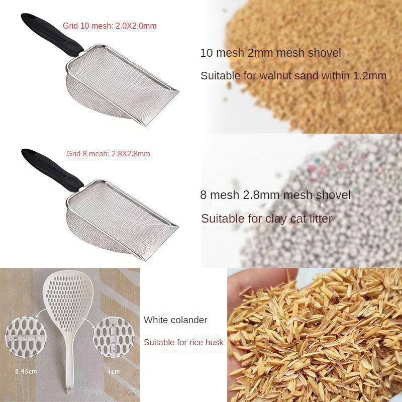 Cat Litter Scooper Pequenos Furos Pá Areia Furo Pendurado Bandeja De Areia Para Gatos De Estimação Pá De Praia Pá De Areia Para Gatos Suprimentos De Limpeza Para Gatos