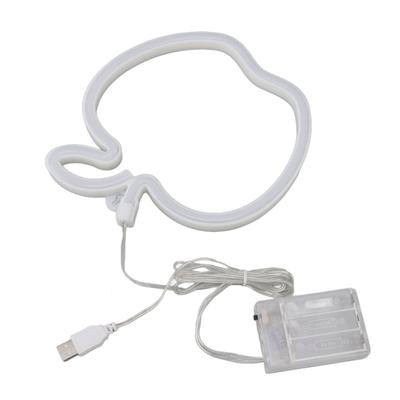 Panneau Néon LED Style Fruit Alimenté par USB et Batterie Haute Sécurité Largement Utilisé Lumière Néon Rouge pour Chambre