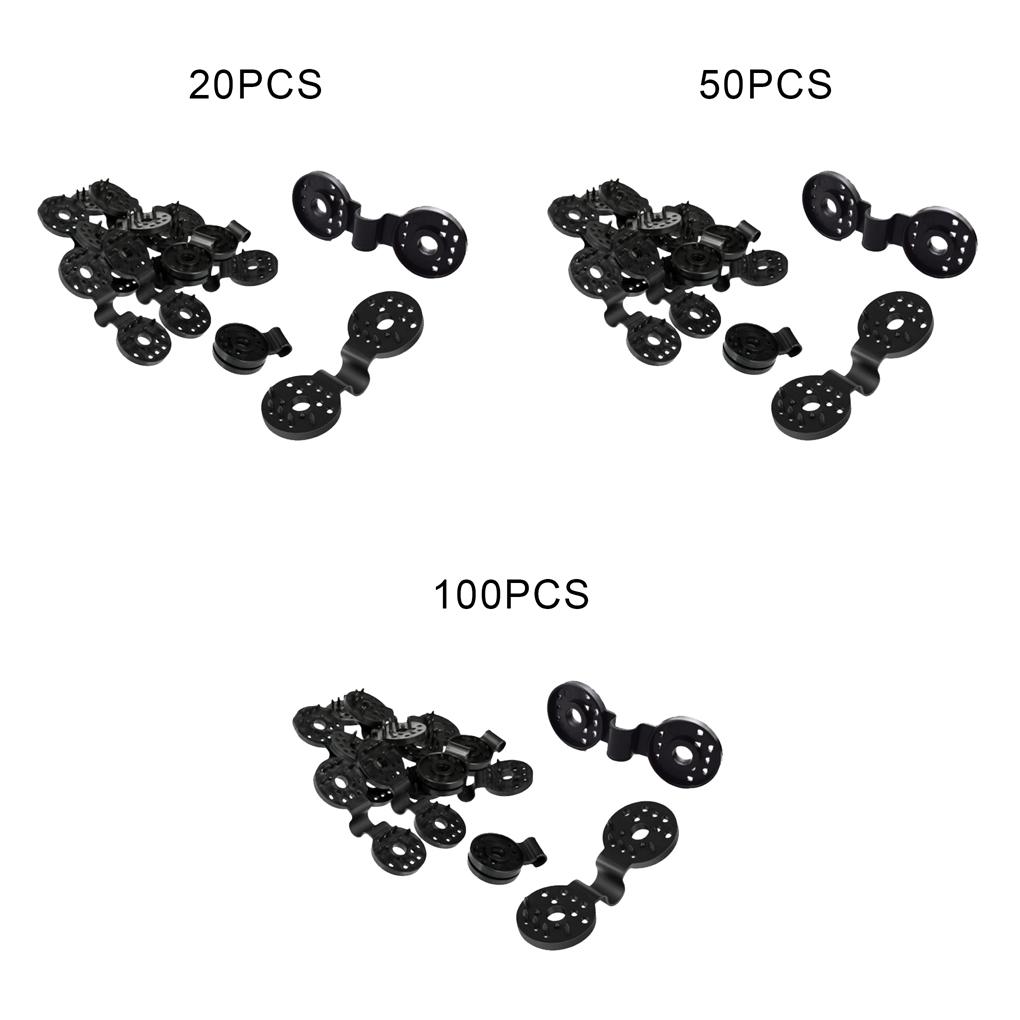 Clip pentru plasă pentru umbrire de soare, din plastic, clemă de fixare, pentru gard, pentru plasă, cort pentru seră pentru casă, unelte de grădină, accesorii