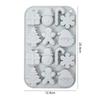 FAIS DU Christmas Chocolate Candy Pudding Jelly Mold DIY Silicone Baking Pan Epoxy Cake Mold Wax bottle sugar Mold