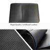 DIY Hand-Stitched Black Microfiber Leather Steering Wheel Cover For Chevrolet Cruze Hatchback Sedan Aveo Orlando 2009 2010-2014