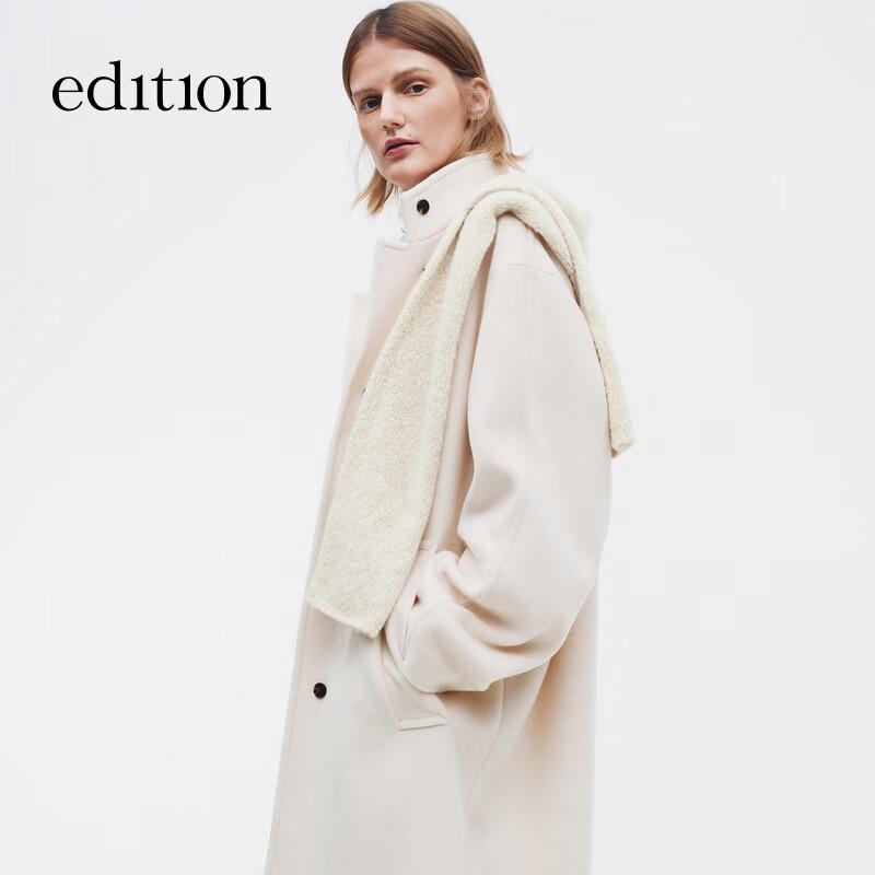 Edition Women's Wool Blend Double-Sided Long Coat