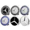 Bilklistermärke för Mercedes Benz 75MM bilstyling navkapslar för Mercedes Benz W211 W203 W204 W210 W1
