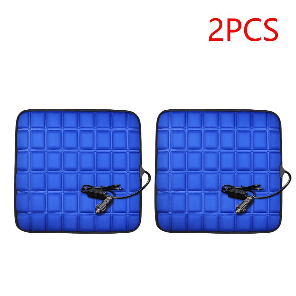 1/2PCS Universal 12V Car Seat Heated Cover 3 Gear Adjustable Temperature Car Seat Heater USB Winter Car Seat Heating Pad