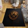 BVB092 Flannel Pattern Square Carpet,Area Rug,Carpet Rug for Living Room Bedroom Sofa Playroom Decor,Non-slip Floor Mat
