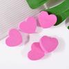20/50Pcs Heart Shape Sponge Nail File Double Side Buffer Buffing Sanding Nail Pedicure Tool Gel Polish Manicure Nail Accessories